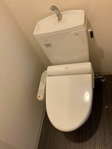 エスリード難波ＳＯＵＴＨのトイレ|落ち着いた色調のトイレです