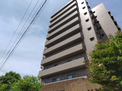 「角住居4LDK」高知市北新田町サーパス鏡川大橋　中古マンションの外観