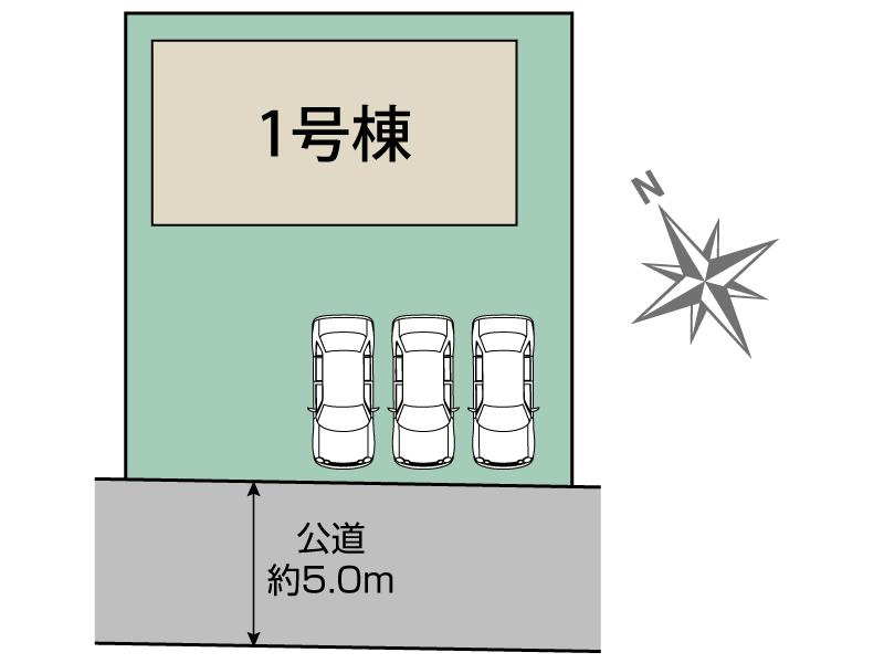 BLOOMING GARDEN　深谷市上柴町東5丁目の区画図|図面と現況が異なる場合、現況を優先とします。