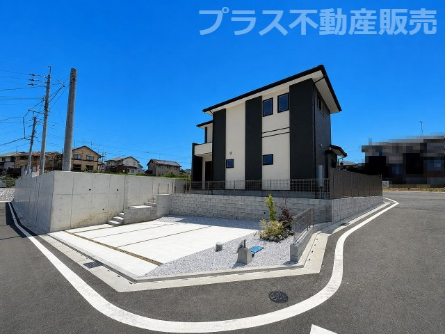 【外観】 | 糟屋郡新宮町湊4期　1号棟（全2棟）【仲介手数料無料・0円】 | 現地写真。同じ物件を見るなら、プラス不動産販売にお任せ下さい。