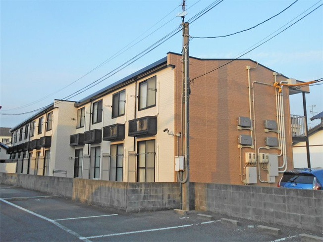 【外観】 | レオパレスソレーユ若葉 | 大竹　岩国　家具　家電　社宅