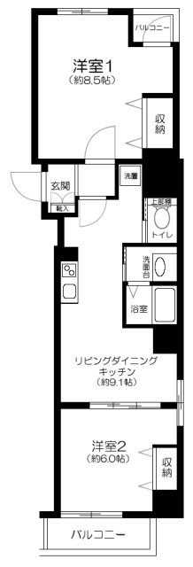パークサイド東陽の間取り