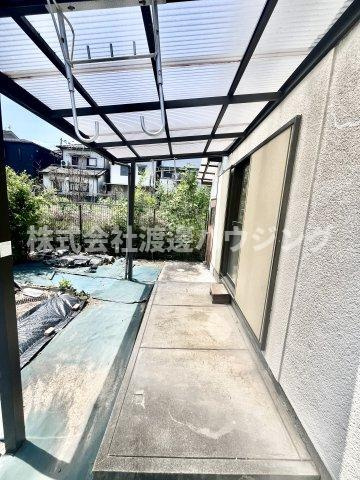 北昭和町戸建のバルコニー