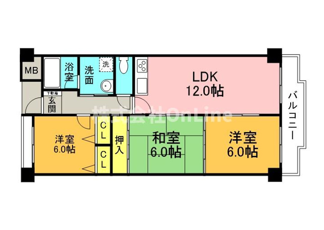 【間取り】 | ラルゴ久宝寺