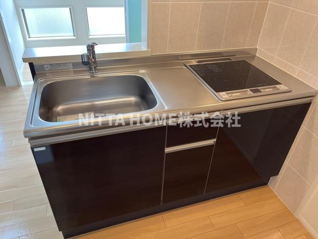 福知山市字土師のアパートのキッチン|【イメージ画像】ＩＨ完備のキッチン◎