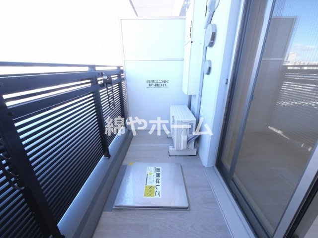 ソルテラスOSAKAJO　ESTのバルコニー|落ち着いた時間を過ごせるバルコニーです