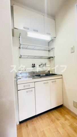 大阪市東淀川区東中島４丁目の賃貸マンションのキッチン