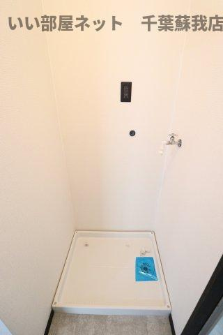 メゾンサクセスＢの洗面所|洗濯機置場