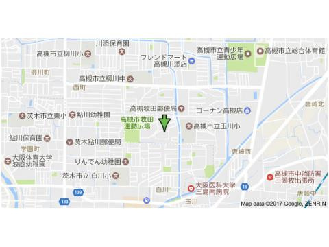 富田団地62棟の地図|
