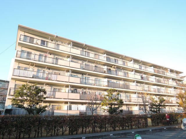 富田団地62棟の外観|

