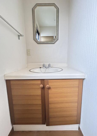 厚木市小野　中古戸建の独立洗面台
