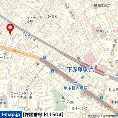 【地図】 | シャンテ赤塚新町