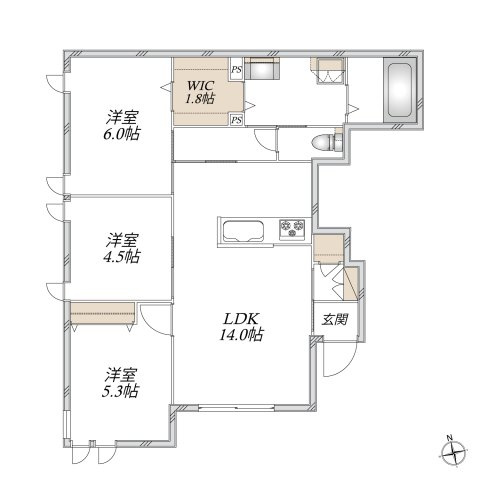 メゾン　アゼリアの間取り