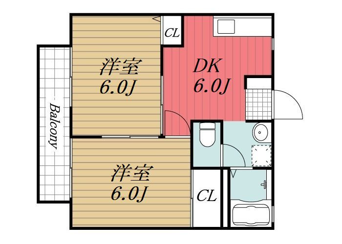 【間取り】 | ルミエール　Ⅱ