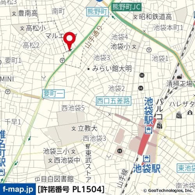【地図】 | エクセリア池袋ＷＥＳＴ