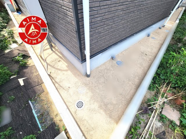 糟屋郡粕屋町阿恵第1-2棟（2号棟）の外観|お庭で自由な時間を過ごせます。