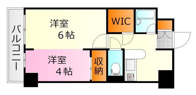 【間取り】 | ラポール中島
