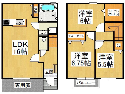 【間取り】 | スカイレジデンスA
