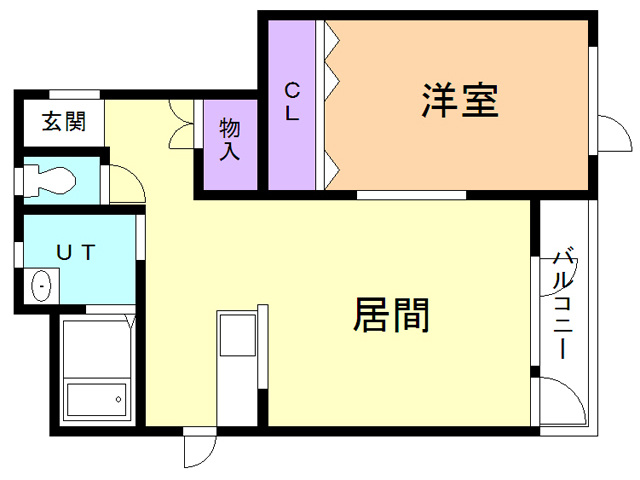 フォーライフ・サカエ（Ｆｏｒ・Lｉｆｅ・Ｓａｋａｅ）Aの間取り