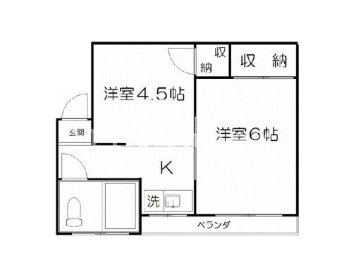 【間取り】 | とらや五本木マンション