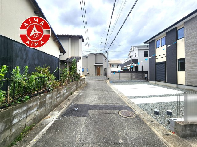 福岡市西区上山門2丁目第9-1棟（1号棟）の外観|前面道路含む現地の写真です。