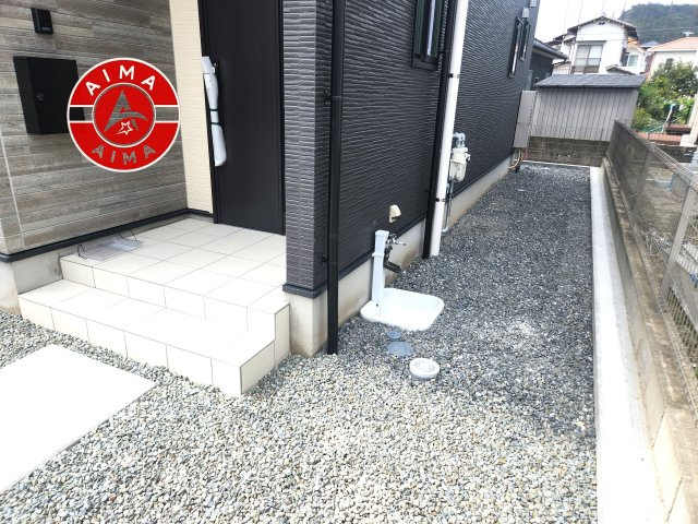 福岡市西区上山門2丁目第9-1棟（1号棟）の外観|お庭で自由な時間を過ごせます。