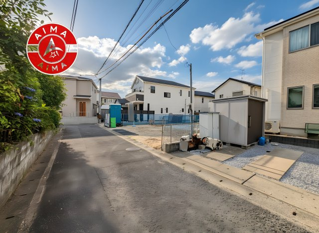 福岡市西区上山門2丁目第9-1棟（1号棟）の前面道路含む現地写真|見学の時間などお気軽にお問い合わせ下さい。