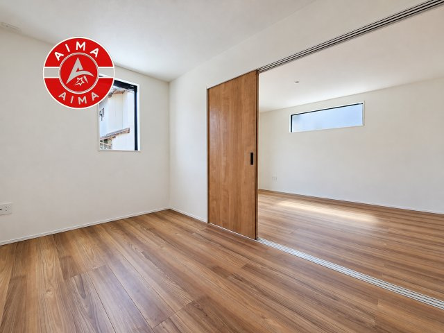 福岡市西区上山門2丁目第9-1棟（1号棟）の和室|将来的に、琉球畳を引きまして和室風にすることも可能です。