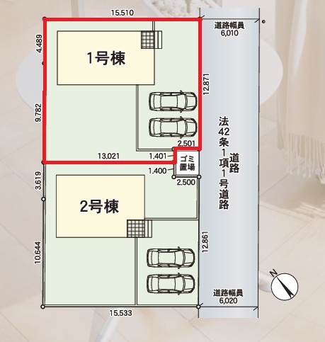 Cradlegarden　 笠間市旭町　第9　1の前面道路含む現地写真|敷地面積約65坪。並列駐車可能です。気になる他の物件と合わせての現地ご案内も可能です。HPから、またお電話でも、お気軽にお問い合わせください。