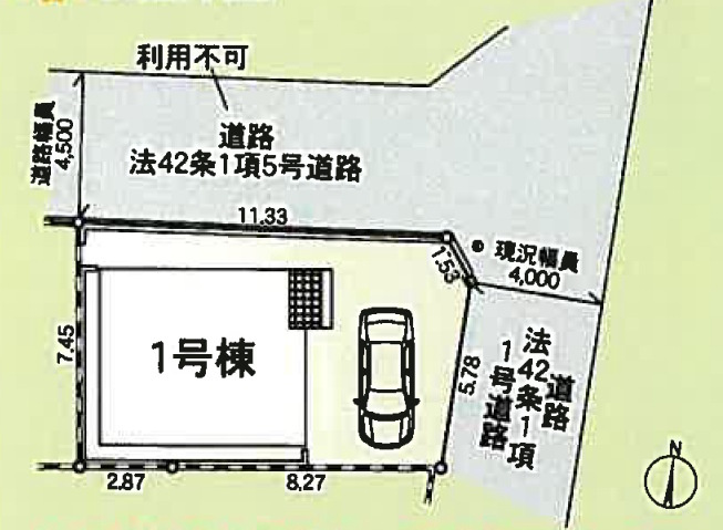 大和市福田第79の区画図
