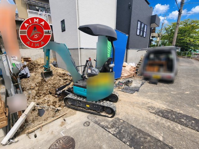福岡市南区野多目5丁目第5-1棟（1号棟）の外観|広々した駐車場です。