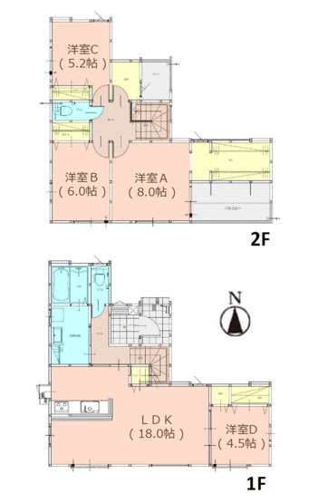 【間取り】 | 福岡市早良区田隈3丁目7期　1号棟（全1棟）【仲介手数料無料・0円】 | 平日、土日祝日もお好きな日時にご見学可能です。お気軽にお問合せ下さい。