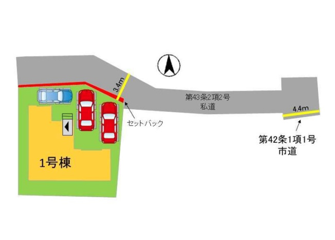 【区画図】 | 福岡市早良区田隈3丁目7期　1号棟（全1棟）【仲介手数料無料・0円】 | 区画図です。1号棟