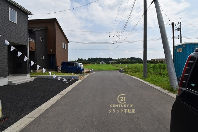 Cradlegarden　 笠間市旭町　第9　2の前面道路含む現地写真|現地撮影（2026年7月）