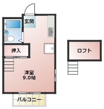Ｍａハイツの間取り