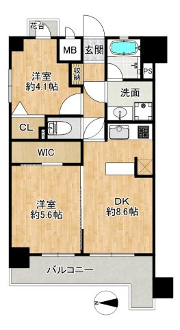 ライオンズマンション新大阪第6の間取り|◆令和8年4月室内リフォーム完了！手直しなしでお住まいいただけます！