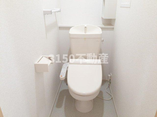 フリーデＭのトイレ|ゆったりとした空間のトイレです