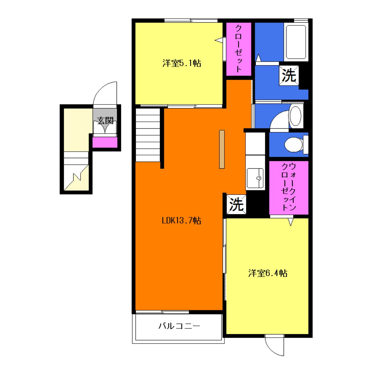 アンベリールの間取り|間取りは現況優先