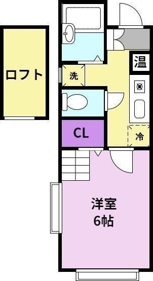 パンシオンビラA棟の間取り