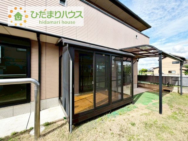 【庭】 | 下妻市小島　中古戸建 | 便利なサンルーム付き！