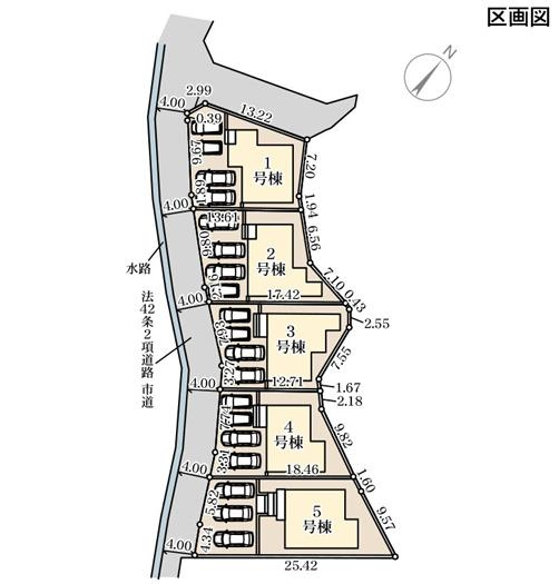 日立市田尻町6期　新築戸建　2号棟の区画図
