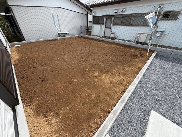 平屋建の新築物件♪土浦市板谷の庭|お庭も活用できます