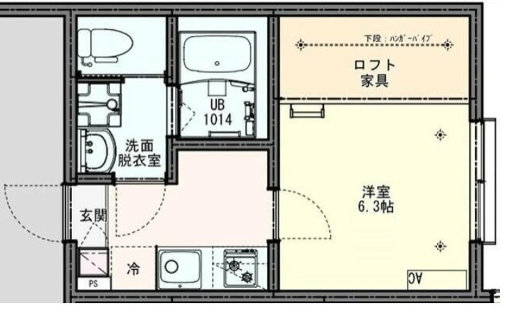 新座市栗原６丁目のアパート