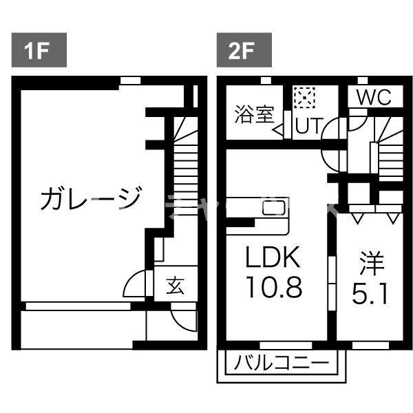 A’ｓ Garageの間取り