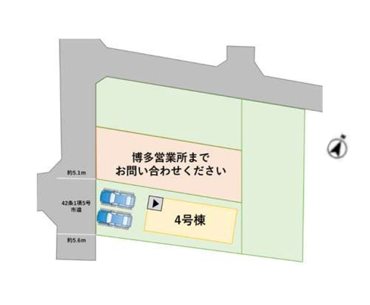 福岡市南区鶴田2丁目第8-1棟（4号棟）の間取り
