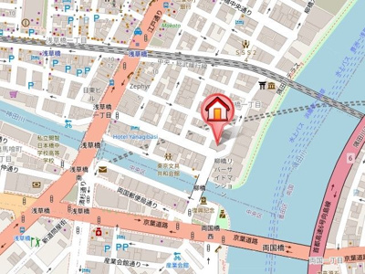 【地図】 | ONE ROOF RESIDENCE ASAKUSABASHI（ワンルーフレジデンス浅草橋）