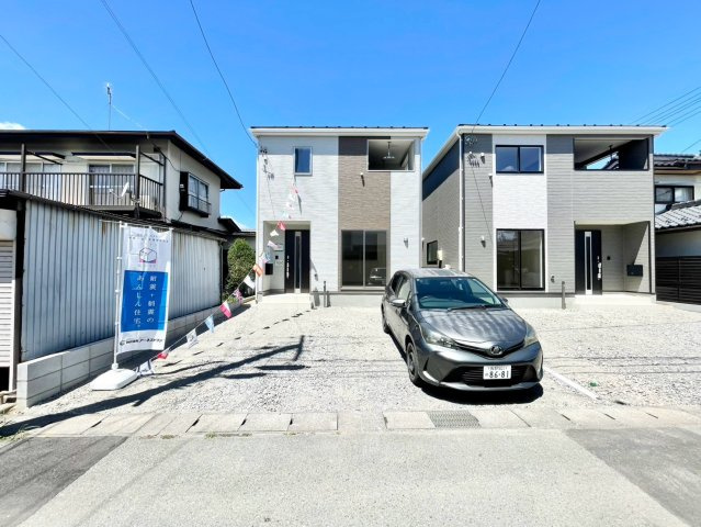 長野市高田第６の前面道路含む現地写真|新規販売開始しました！ローン相談お任せください！！お問合せは＜Tel 026-477-7419＞まで♪　１号棟