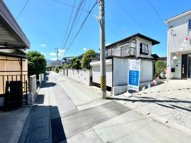 長野市高田第６の前面道路含む現地写真