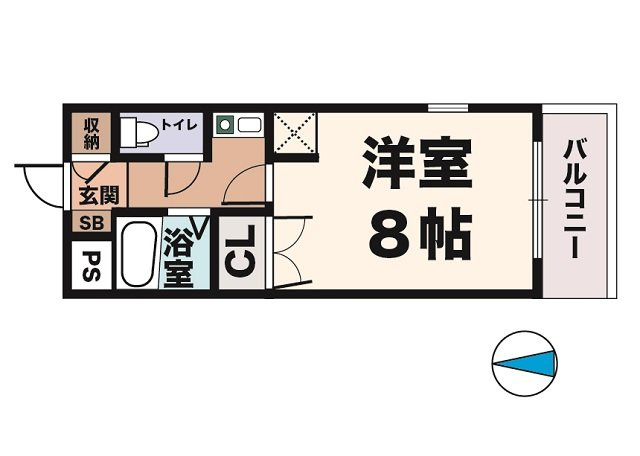 エスポワール大津和の間取り