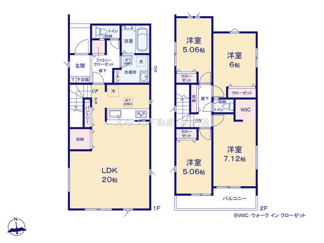 グラファーレ船頭場2期の間取り
